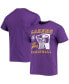 Фото #1 товара Men's Purple Los Angeles Lakers Slam Dunk T-shirt