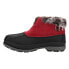 Propet Lumi Ankle Zippered Snow Booties Womens Black, Red Casual Boots WBX012SBR