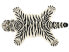 Фото #1 товара Детский коврик Beliani Teppich SHERE Handgetufteter, gemütlicher Wollteppich im Tiger-Design