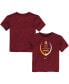 ფოტო #1 პროდუქტის Toddler Boys and Girls Burgundy Washington Commanders Football Wordmark T-shirt