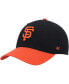 Фото #1 товара Men's Black, Orange San Francisco Giants Clean Up Adjustable Hat