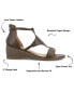 ფოტო #6 პროდუქტის Women's Trayle Wedge Sandals