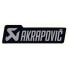 Фото #1 товара Наклейка Akrapovic логотип 150X44 алюминиевая термостойкая