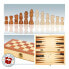 Фото #4 товара Игровая доска для шахмат и шашек Colorbaby нарды Деревянный (6 штук)
