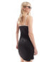 Фото #3 товара Vero Moda Tall jersey mini skort dress with contrast trim in black