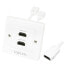 Фото #1 товара LogiLink AH0015 - HDMI Type A (Standard) - HDMI Type A (Standard) - White