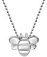 ფოტო #1 პროდუქტის Bumble Bee Pendant Necklace in Sterling Silver
