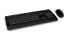 Фото #1 товара Microsoft Wireless Desktop 3050 - Keyboard - 8,000 dpi Optical - 105 keys QWERTZ - Black