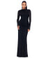 ფოტო #1 პროდუქტის Women's Embellished Ruched Gown