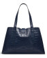 Фото #2 товара Sloane Street Faux Croc Large Leather Ziptop Shoulder