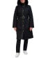 Фото #4 товара Women's Belted Hooded Quilted Coat, Created for Macy's