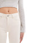 ONLY Blush skinny jeans with frayed hem in ecru