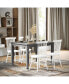 Фото #3 товара Finnley Wooden Dining Table With Sculpted Legs