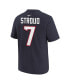 ფოტო #3 პროდუქტის Little Boys and Girls C.J. Stroud Navy Houston Texans Player Name and Number T-shirt