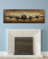 Фото #3 товара Airplane Mixed Media Iron Hand Painted Dimensional Wall Art, 24" x 72" x 2.2"