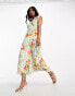 Фото #4 товара & Other Stories wrap maxi dress in multi floral print