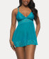 ფოტო #1 პროდუქტის Women's Sarah Babydoll Set