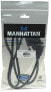 Фото #4 товара Manhattan HDMI to DVI-D 24+1 Cable - 1m - Male to Male - Black - Equivalent to HDDVIMM1M - Dual Link - Compatible with DVD-D - Lifetime Warranty - Polybag - 1 m - HDMI Type A (Standard) - DVI-D - Male - Male - Straight