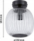 Фото #4 товара Lampa sufitowa Paulmann Oprawa sufitowa łazienkowa RUYA E14 max.20W IP44 230V czarny matowy / szkło