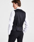 ფოტო #2 პროდუქტის Men's Slim-Fit Faille-Trim Tuxedo Vest, Created for Macy's