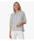 Women's Oversized Yarn Dye Stripe Wear Anywhere Shirt