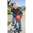 Children's Bike Basket Cars Red