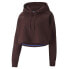 Фото #1 товара Puma Cropped Hoodie X Koche Womens Brown Casual Outerwear 53598674