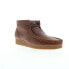 Фото #4 товара Clarks Shacre Boot 26174412 Mens Brown Oxfords & Lace Ups Casual Shoes