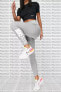 Фото #1 товара Леггинсы спортивные Nike Air Club из хлопка и полиэстера, серые