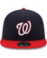 Фото #2 товара Men's Washington Nationals Alternate Authentic Collection On-Field 59FIFTY Fitted Hat