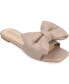 ფოტო #1 პროდუქტის Women's Fayre Oversized Bow Slip On Flat Sandals