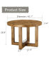 Фото #8 товара Circular Dining Table with MDF Top, 42"x42"x30"