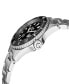 ფოტო #2 პროდუქტის Men's Wallstreet Swiss Automatic Silver-Tone Stainless Steel Bracelet Watch 43mm