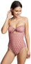 Фото #1 товара Eberjey 262532 Women's Dotty Lola Polka Dot Bandini One Piece Swimsuit Size L