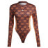 ADIDAS Farm Rio long sleeve body Hazy Copper / Fox Red / Mystery Brown, S - фото #4