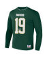 Фото #3 товара Men's NFL X Staple Hunter Green Green Bay Packers Core Long Sleeve Jersey Style T-shirt