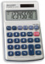 Фото #1 товара Sharp EL-240SA - Pocket - Basic - 8 digits - 1 lines - Battery/Solar - Blue - Gray