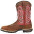 Фото #7 товара Durango Lady Rebel Waterproof Composite Toe Work Womens Brown, Red Work Safety