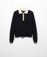 ფოტო #8 პროდუქტის Women's Knitted Polo Neck Sweater