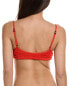 Bond-Eye Swim Strap Saint Crop Tankini Top Women's Red Os