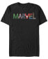 Men's Marvel Fan Letters Short Sleeve Crew T-shirt 2XL - фото #2