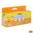 Фото #5 товара Pack of 3 LED bulbs EDM F 5 W GU10 450 lm Ø 5 x 5,5 cm (3200 K)