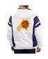 Men's White Phoenix Suns Home Team Hoodie Half-Zip Jacket