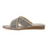 Фото #3 товара VANELi Bogie Chain Slide Womens Beige Casual Sandals BOGIE-312595