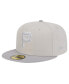 Фото #1 товара Men's Khaki/Gray Pittsburgh Pirates Two-Tone Color Pack 59FIFTY Fitted Hat