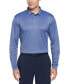 Фото #1 товара Men's Mini Jacquard Long Sleeve Golf Polo Shirt