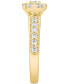 ფოტო #6 პროდუქტის Diamond (1-1/6 ct. t.w.) Cluster Bridal Set in 14K White or Yellow Gold