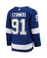 Фото #4 товара Men's Steven Stamkos Blue Tampa Bay Lightning Home Captain Patch Authentic Pro Player Jersey