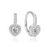 Romantic earrings in the shape of hearts AGUC1299DL
