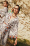 Фото #2 товара Пляжное платье Nefes Istanbul с тропическим узором из 100% хлопка A4143ax23hs